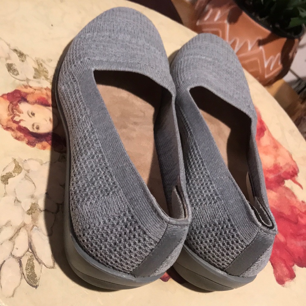 Lifestride 9.5 New Memory Foam Slide On Gray - image 5